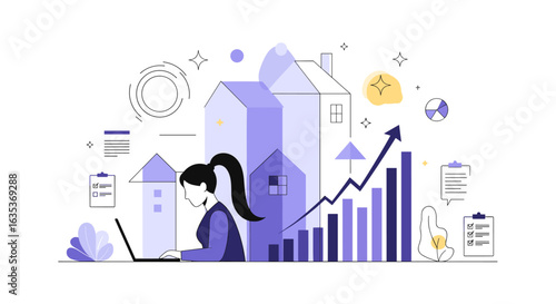 Analyzing real estate market trends and growth opportunities for property investment success