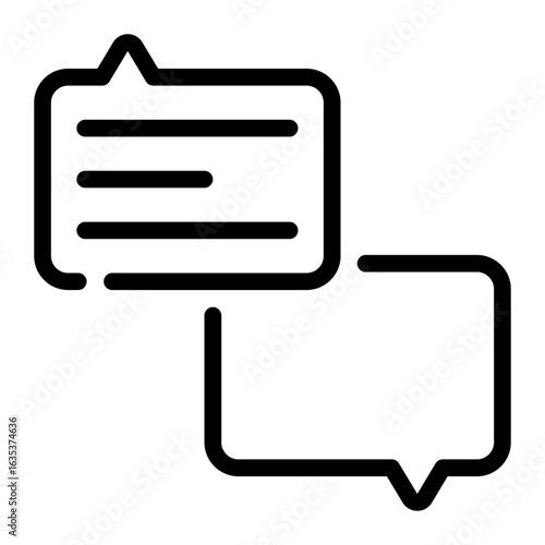comments line icon
