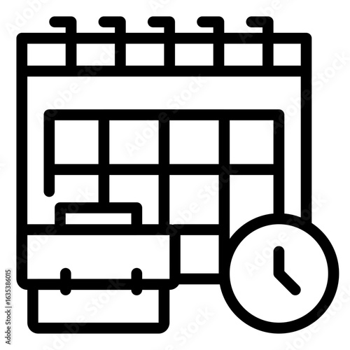 Calender meeting icon