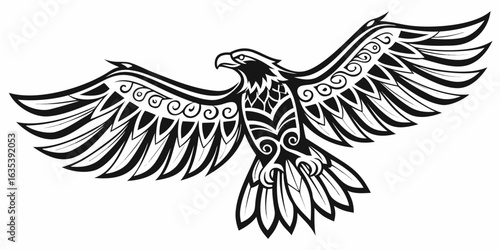 eagle with wings