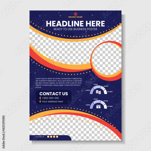 Flat Color Business Poster Special offer Cyber Monday | Colorful Business Brochure Abstract Flyer | flyer template | Gradient Cyber Monday poster save up to 80% blue background design poster