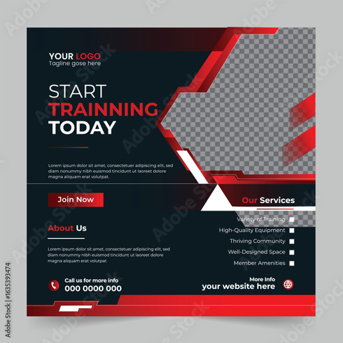 Start Training today Business Brochure Abstract Flyer | flyer template | Gradient Cyber Monday poster save up to 80% blue background design poster