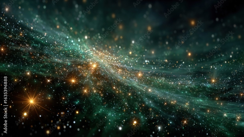 Naklejka premium Shiny glowing stars fairy twinkle retro stars and sparkle isolated on green background animation vertical social media story and shorts overlay motion design element