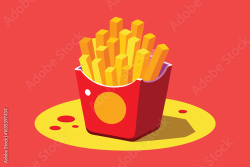 Red Box of French Fries