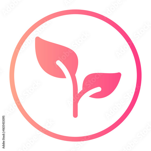 plant based gradient icon