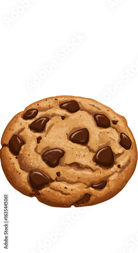 Isolated Cookie Pixel Illustration On Transparent Background For Dessert