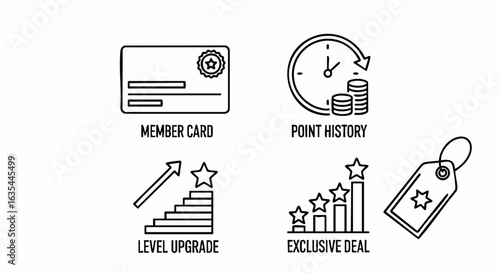 Loyalty program icons
