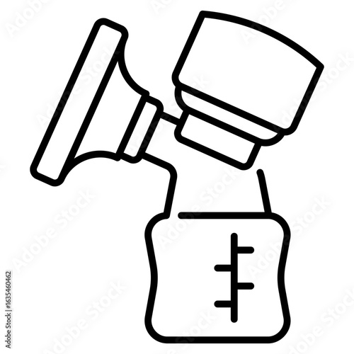 Electric Breast Pump Line Icon