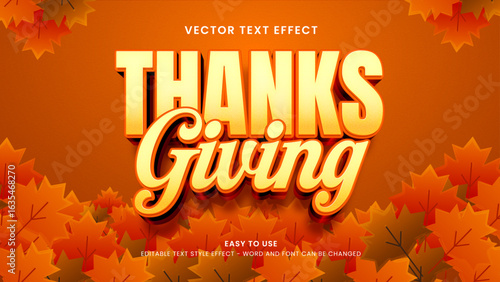 thanks giving editable text effect