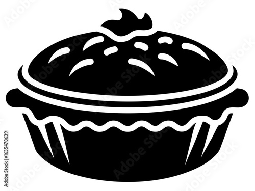 cassoulet black vector silhouette