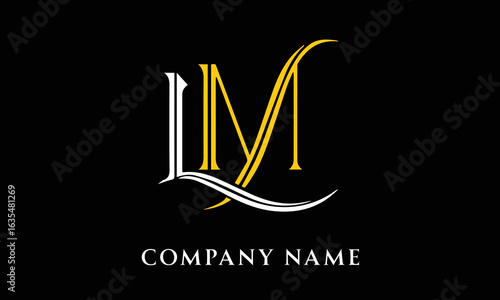 LM, ML Alphabets Letters Logo Monogram, 5000x3000 Pixels, 300dpi
