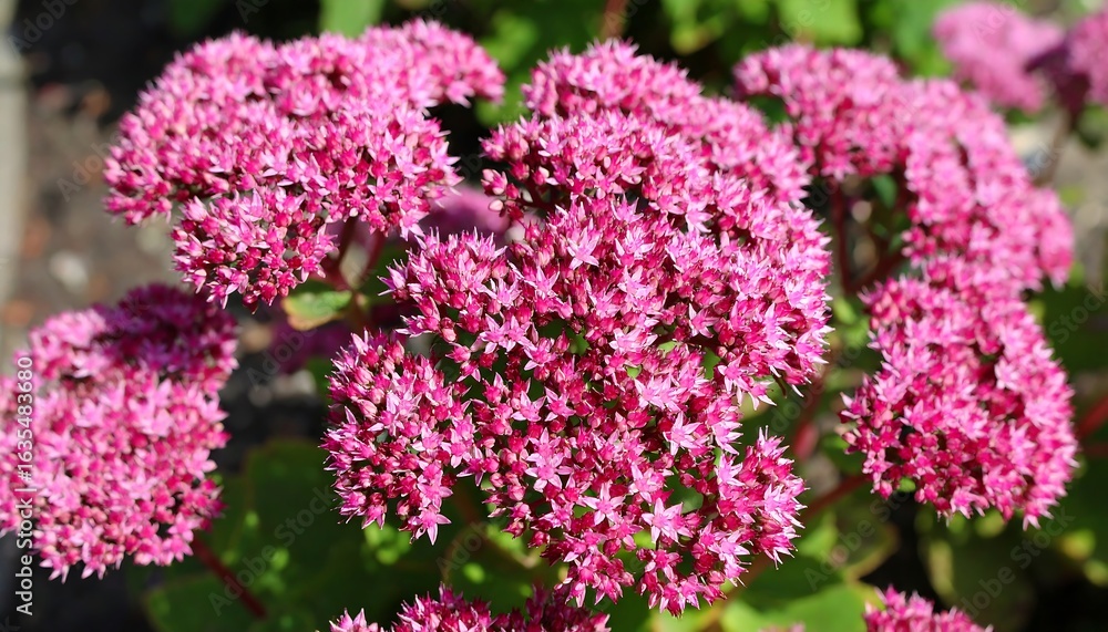 Fototapeta premium Close-up of vibrant pink flowers