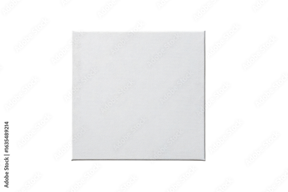 Blank, square, white surface. A plain, matte white canvas or panel. Slight texture visible Blank, square, white surface. A plain, matte white canvas or panel. Slight texture visible