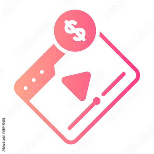 paid content gradient icon