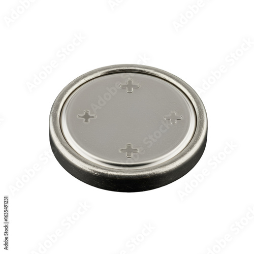 Isolated Button Battery Illustration With Transparent Background