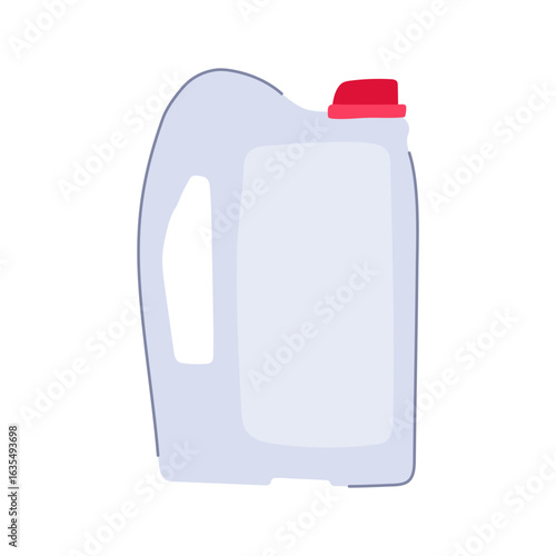bpafree canister plastic cartoon vector illustration
