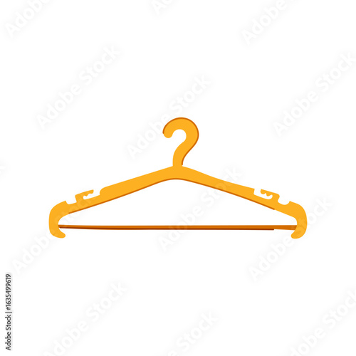 storage hanger plastic cartoon vector illustration