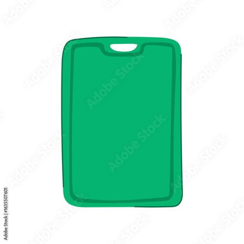 reversible plastic cutting board cartoon vector illustration