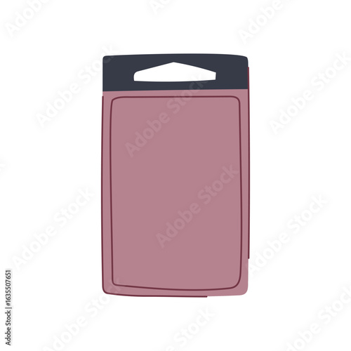 textured plastic cutting board cartoon vector illustration