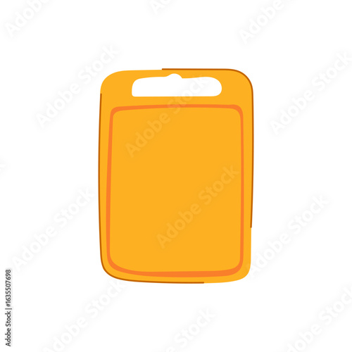 antimicrobial plastic cutting board cartoon vector illustration