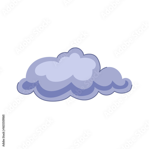 downpour rain cloud cartoon vector illustration