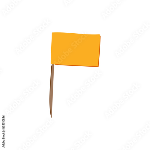 serveware toothpicks cocktail cartoon vector illustration