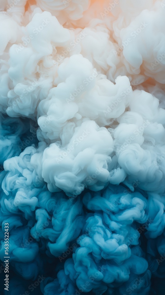Fototapeta premium High Quality Abstract Image of Clouds in Dynamic Motion