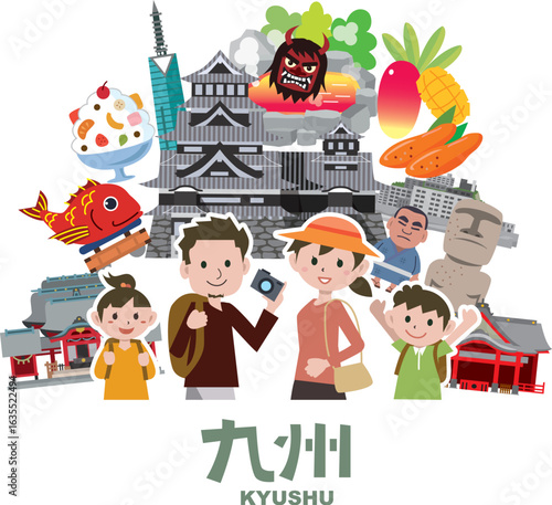 九州の観光スポットやご当地グルメ
