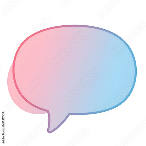 Isolated Speech Bubble Illustration with Gradient Colors and Soft Outline Free Download Isolated Speech Bubble Illustration with Gradient Colors and Soft Outline - GFXLoad