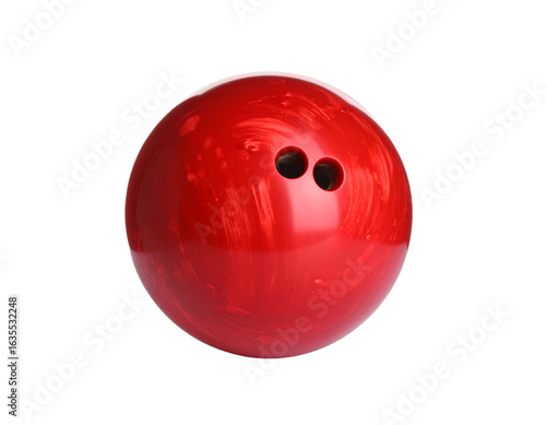 bowling ball on white background