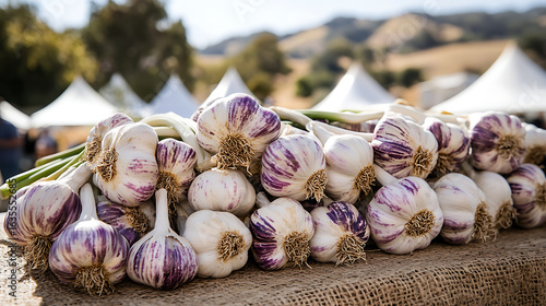 Nestled among California’s rolling hills, the Garlic Festival blooms into life with white tents and the unmistakable scent of garlic in the breeze.