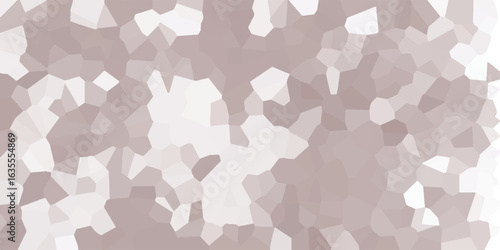 Abstract mosaic background with a pale mauve and white color palette suitable for design elements and textures with a polygonal crystalline pattern.