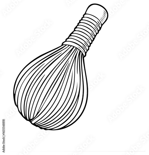 Outlined herbal compress ball graphic for traditional Asian massage therapy treatment