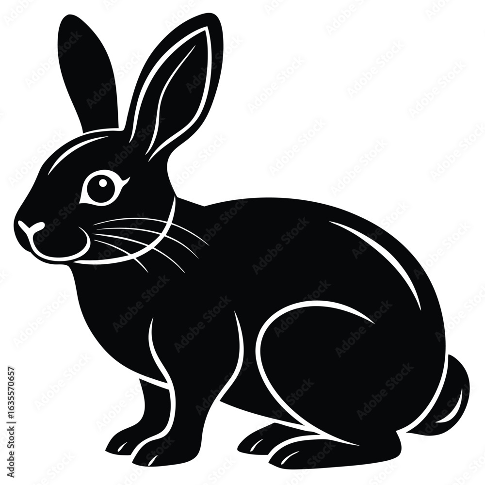 Obraz premium Bunny Silhouette