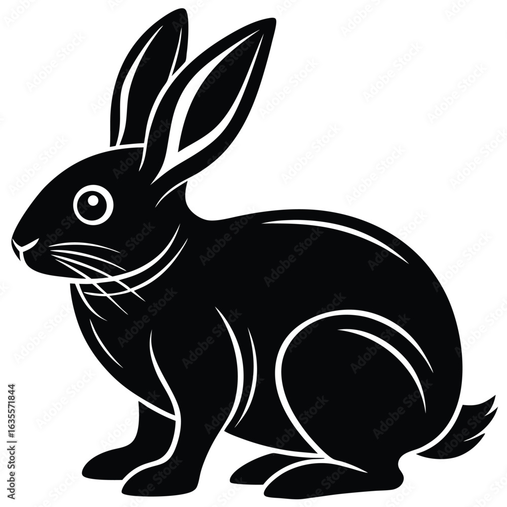 Obraz premium Bunny Silhouette
