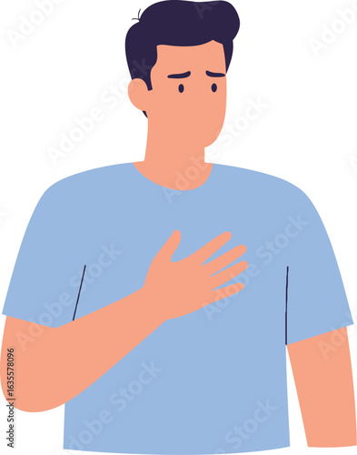 stylish elegant modern detailed professional high quality A Man with a Worried Expression