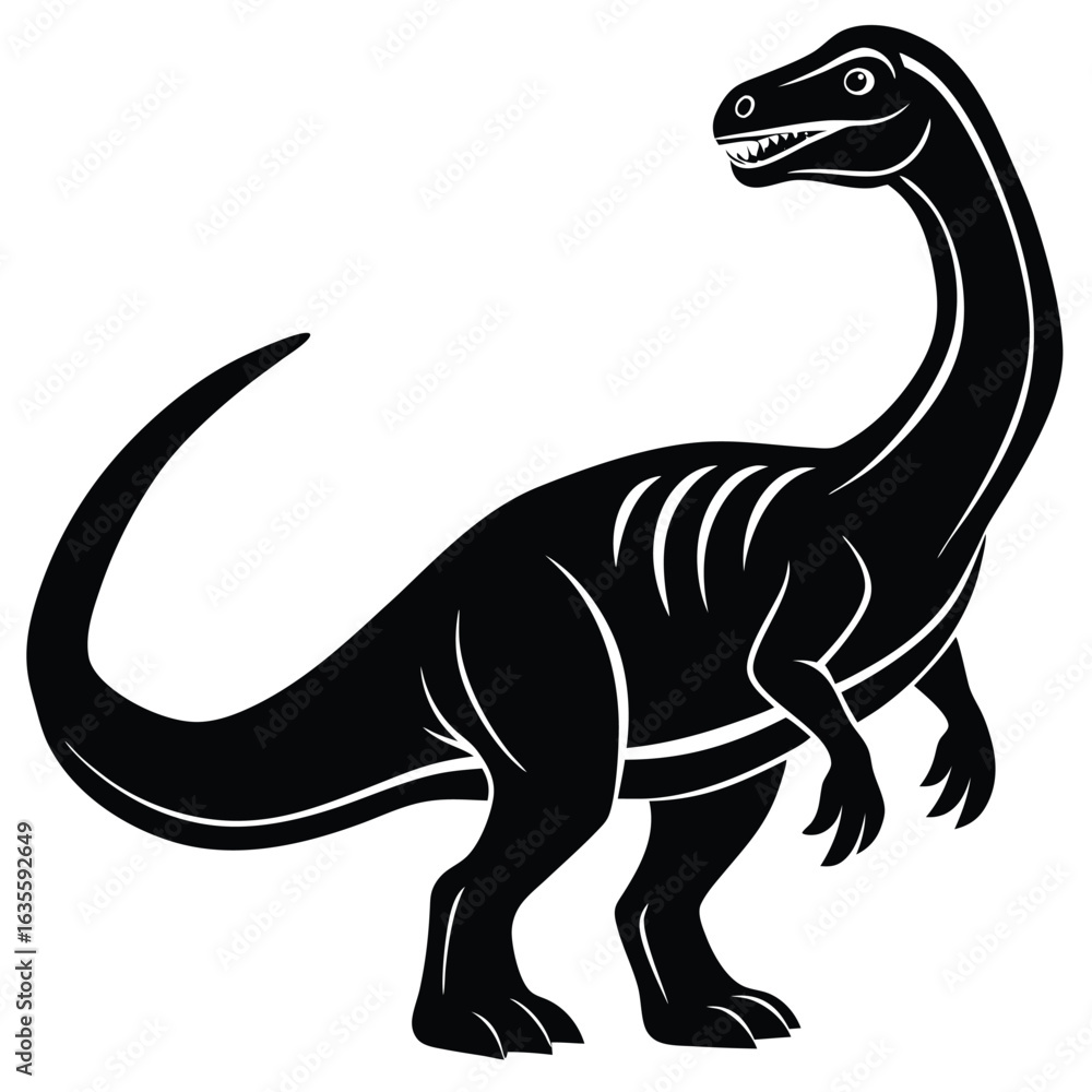 Fototapeta premium Dinosaur Silhouette