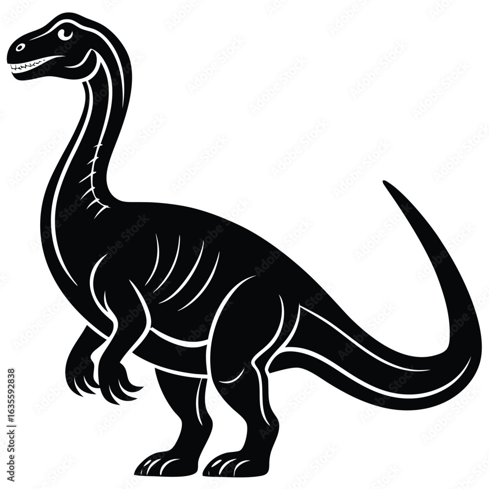 Obraz premium Dinosaur Silhouette