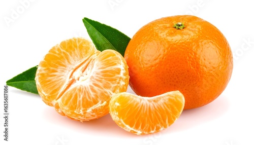 Fresh mandarin oranges, close-up