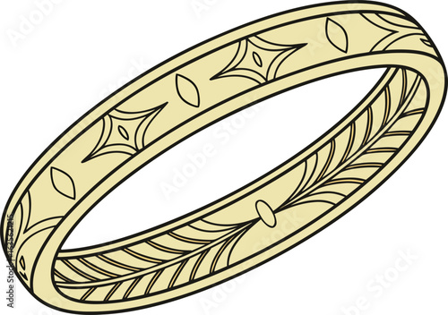 Gold Jewelry Collection. Traditional Gold Jewelry Design. Luxury Gold Jewelry Illustration. Gold Jewelry Set for Women. Antique Style Gold Jewelry Art. Fashion Gold Jewelry Elements. Classic Gold