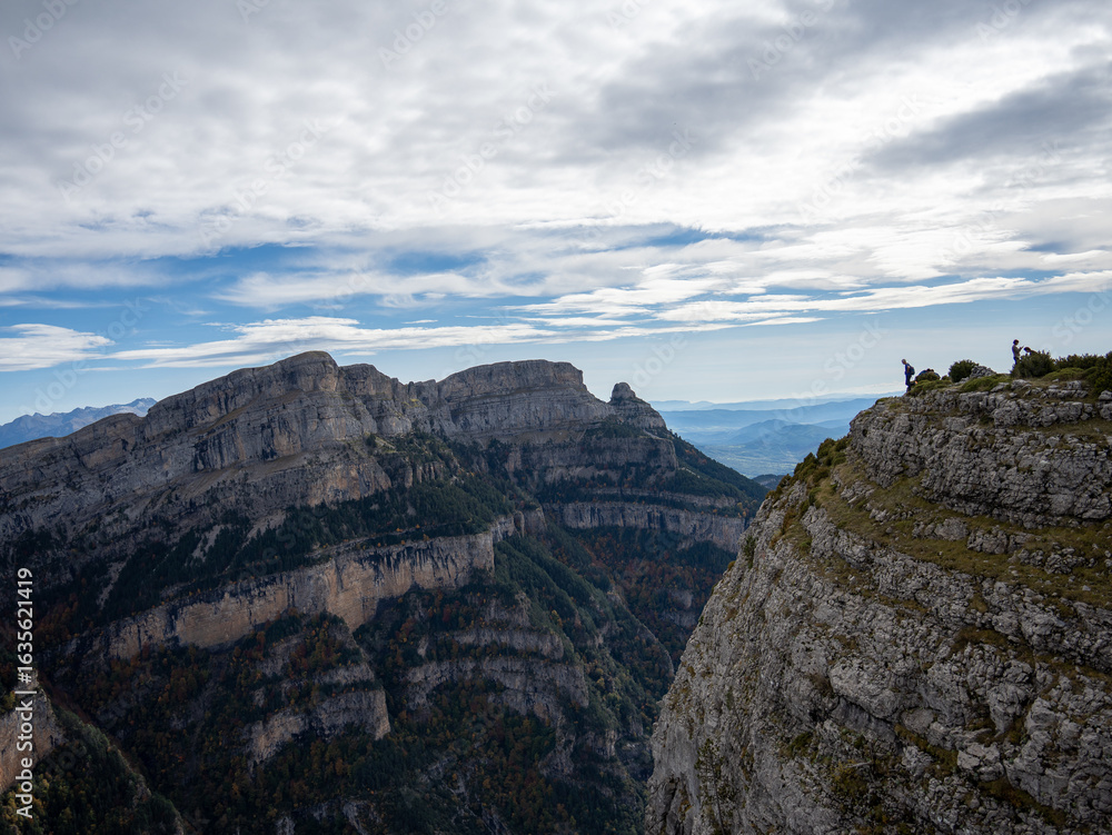 Cliff in mountain landscape Cliff in mountain landscape