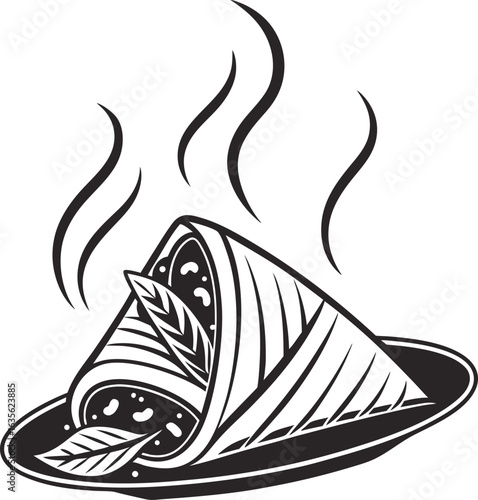black and white fish