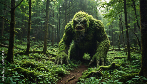 le monstre de la forêt