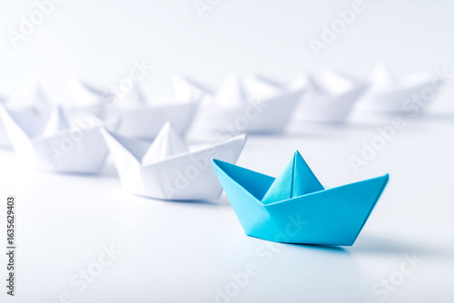 Wallpaper Mural concept of leading by example and success Torontodigital.ca