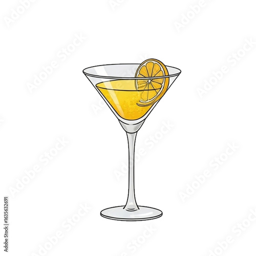 glass with cocktail