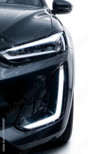 Modern car headlight.