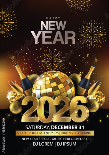 happy new year poster