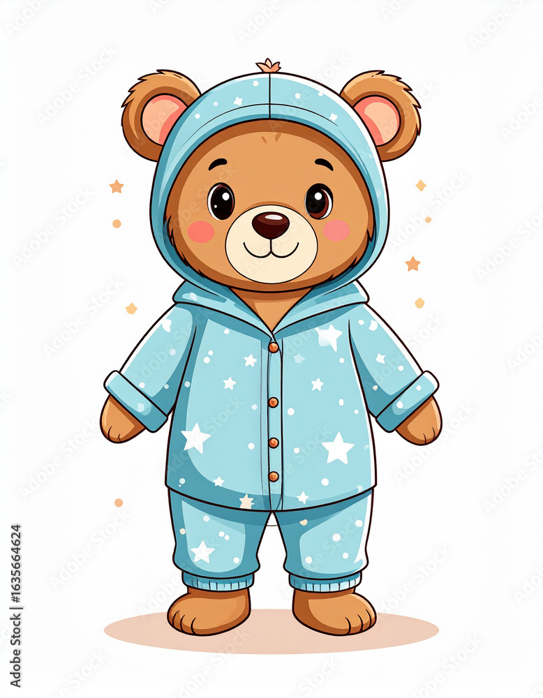 Fototapeta premium little girl with teddy bear