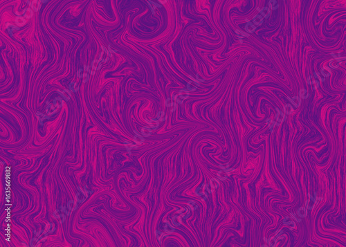 Neon Pink and Purple Marble Swirl Abstract Texture Background
