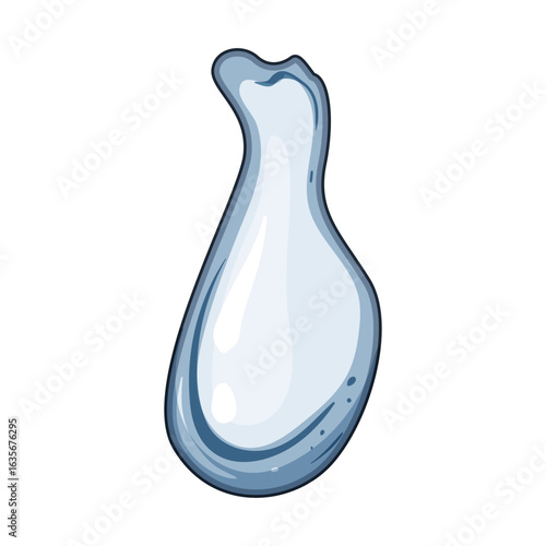 drip water drops cartoon vector illustration